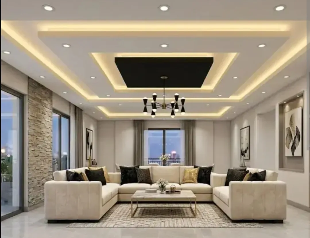 Contoh plafon gypsum model 1